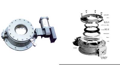 Pneumatically Operated Inflatable Seated Butterfly Valve